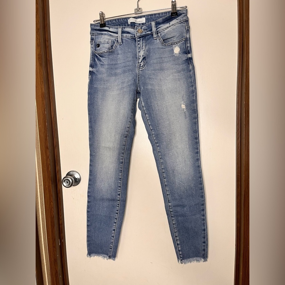 KanCan Light Blue Distressed Skinny Jeans